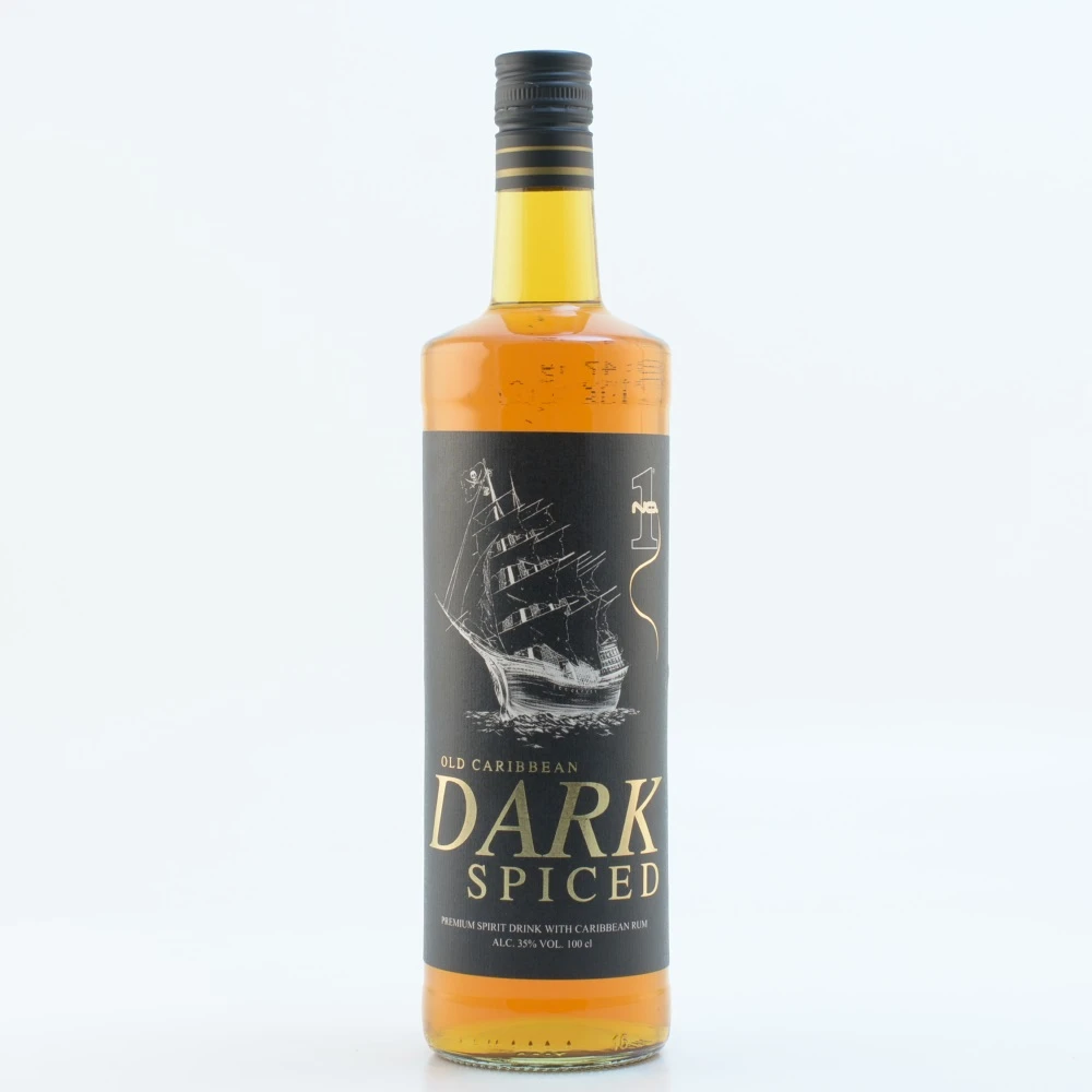 Old Caribbean Dark Spiced (Rum-Basis) 35% 1l 4 Old Caribbean Dark Spiced (Rum-Basis) 35% 1l – Bild 2