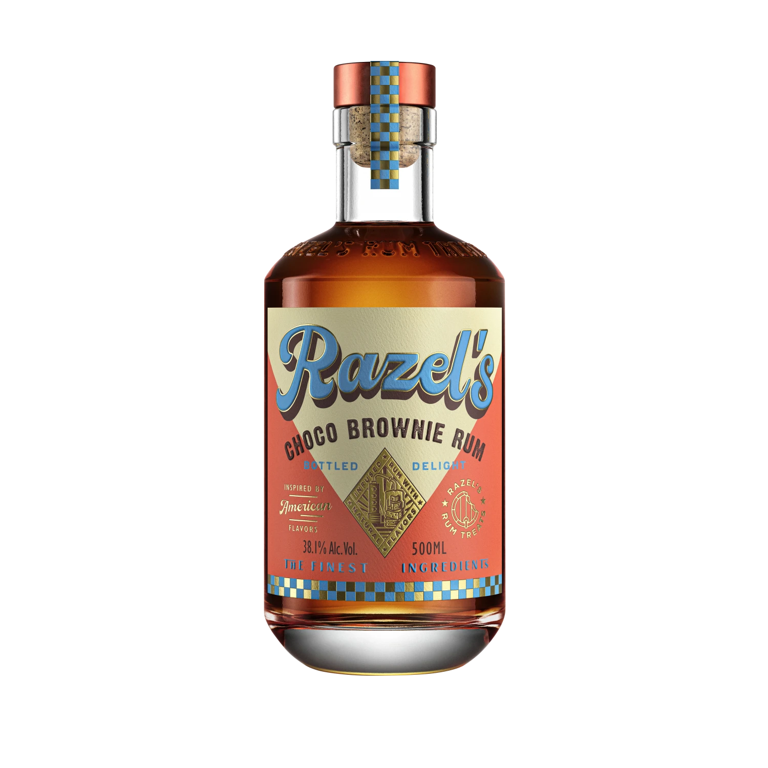 Razel's Choco Brownie Infused (Rum-Basis) 38,1% 0,5l + Razel's Peanut Butter Mini 4 Razel's Choco Brownie Infused (Rum-Basis) 38,1% 0,5l + Razel's Peanut Butter Mini – Bild 2