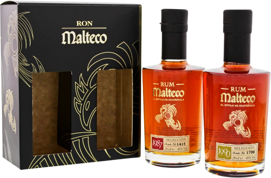 Ron Malteco Special Giftpack Seleccion 1987/Seleccion 1990 40% 2x 0,2l 3 Ron Malteco Special Giftpack Seleccion 1987/Seleccion 1990 40% 2x 0,2l