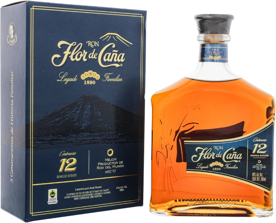 Flor De Cana 12 Jahre Centenario 40% 1,0l 3 Flor De Cana 12 Jahre Centenario 40% 1,0l