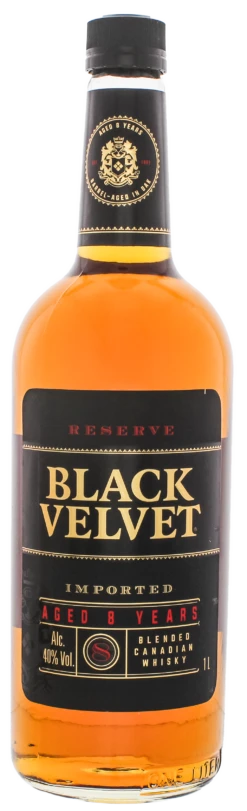 Black Velvet Reserve 8 Jahre Canadian Whisky 40% 1,0l