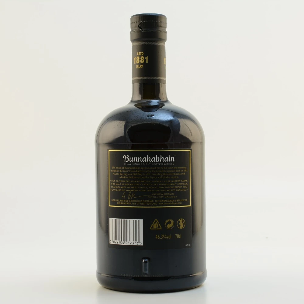 Bunnahabhain 18 Jahre Islay Whisky 46,3% 0,7l 6 Bunnahabhain 18 Jahre Islay Whisky 46,3% 0,7l – Bild 4