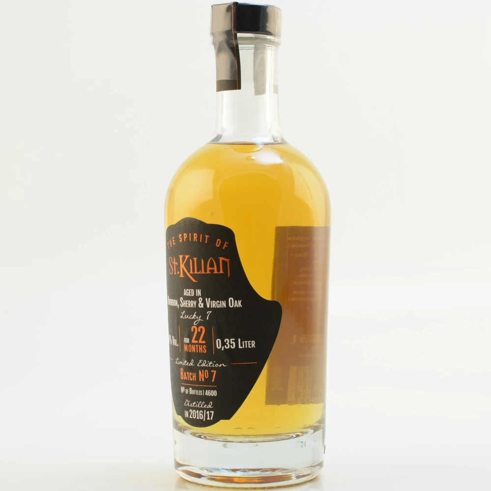 St. Kilian Batch 07 - 22 Monate Double Cask Aged Limited 44% 0,35l 5 St. Kilian Batch 07 - 22 Monate Double Cask Aged Limited 44% 0,35l – Bild 3