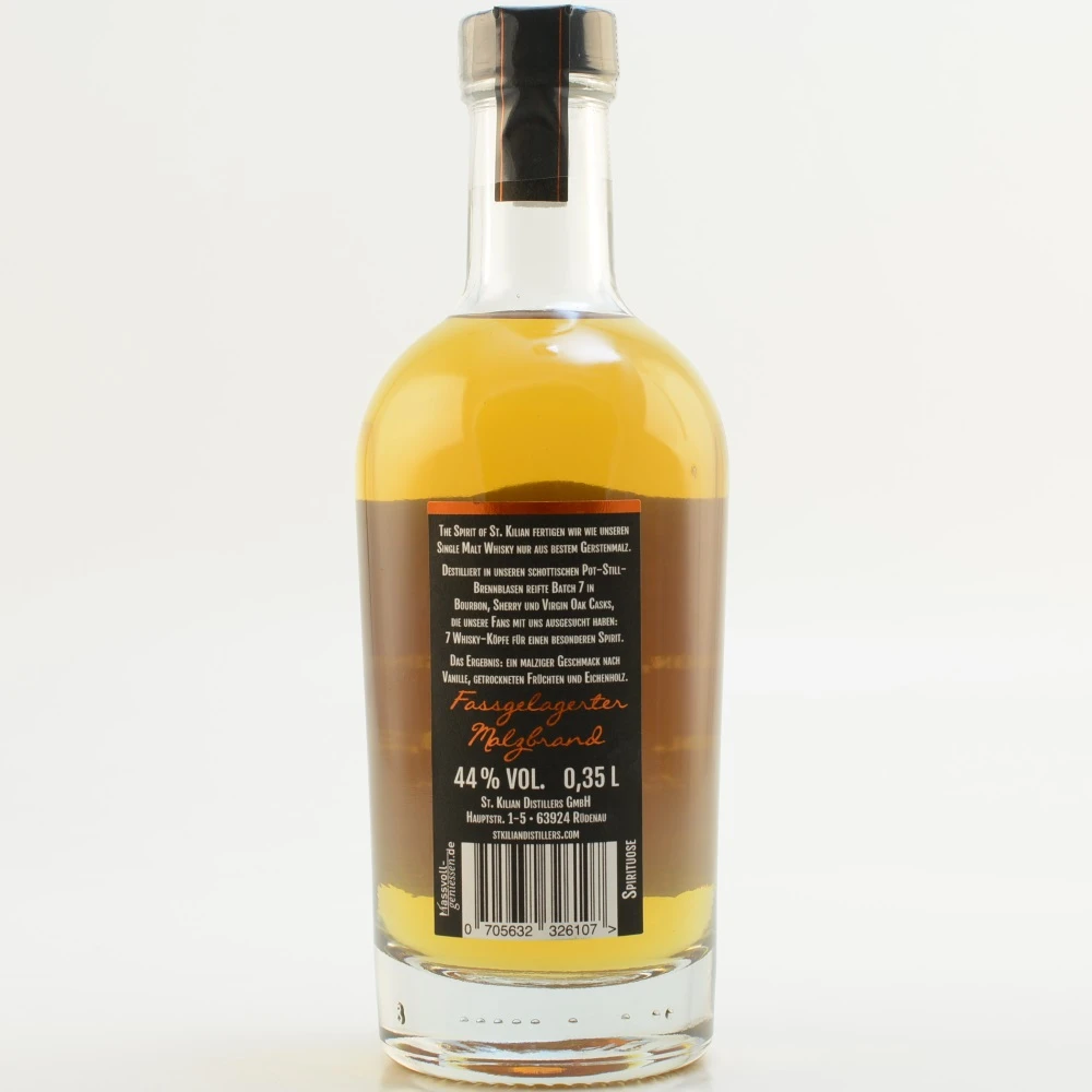 St. Kilian Batch 07 - 22 Monate Double Cask Aged Limited 44% 0,35l 6 St. Kilian Batch 07 - 22 Monate Double Cask Aged Limited 44% 0,35l – Bild 4