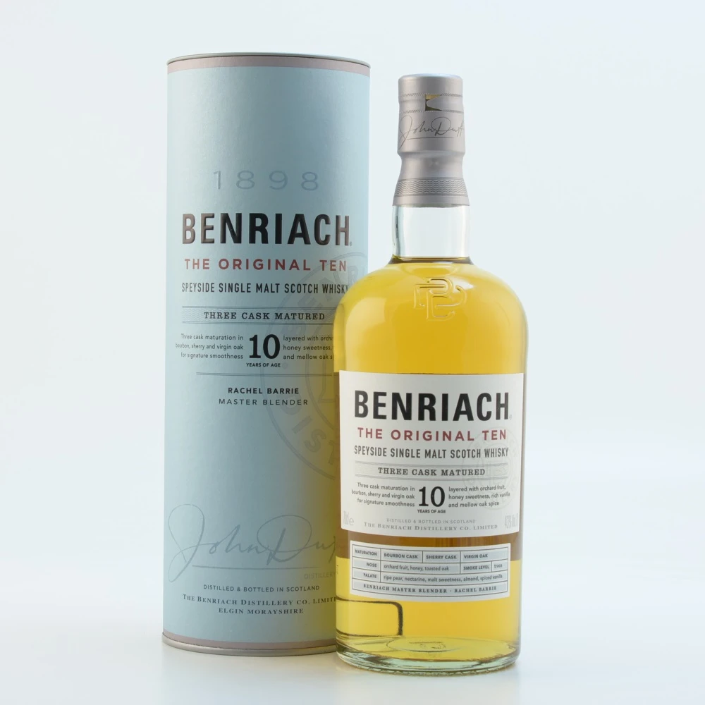 BenRiach "The Original Ten" Speyside Single Malt Scotch Whisky 43% 0,7l 4 BenRiach "The Original Ten" Speyside Single Malt Scotch Whisky 43% 0,7l – Bild 2