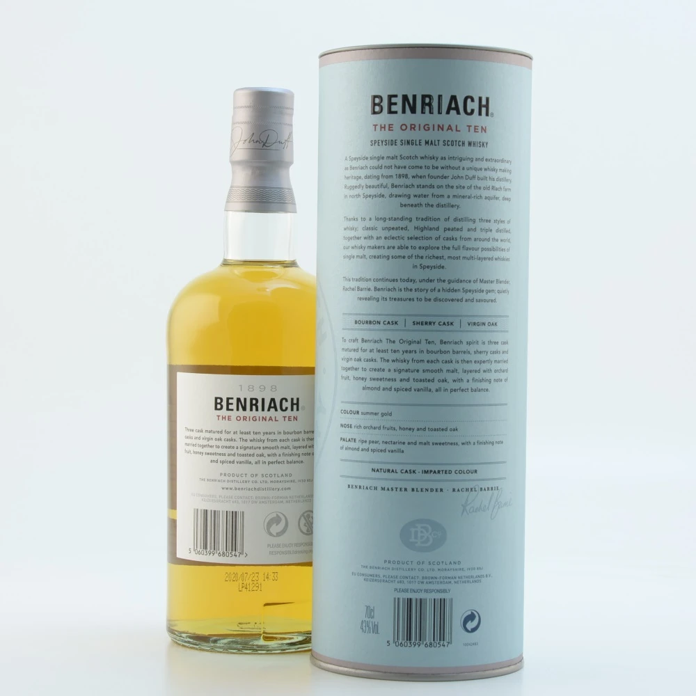 BenRiach "The Original Ten" Speyside Single Malt Scotch Whisky 43% 0,7l 6 BenRiach "The Original Ten" Speyside Single Malt Scotch Whisky 43% 0,7l – Bild 4