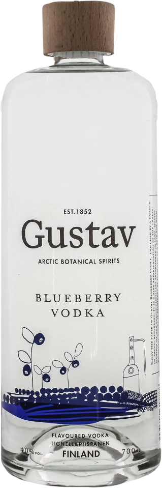 Gustav Vodka Arctic Blueberry 0,7l 40% 3 Gustav Vodka Arctic Blueberry 0,7l 40%
