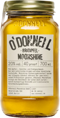 O'Donnell Original Moonshine Bratapfel 20% 0,7l