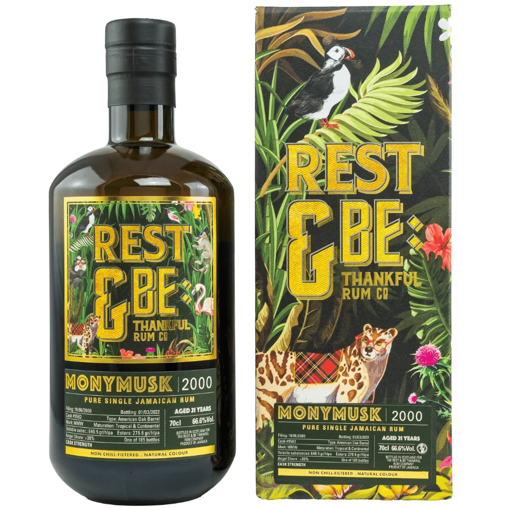Rest & Be Thankful 2000 Monymusk Rum 66,6% 0,7l 3 Rest & Be Thankful 2000 Monymusk Rum 66,6% 0,7l