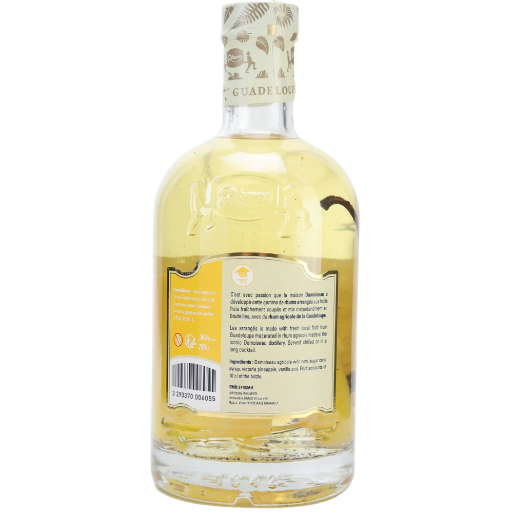Damoiseau Rhum Arrange Ananas (Rum-Basis) 30% 0,7l 4 Damoiseau Rhum Arrange Ananas (Rum-Basis) 30% 0,7l – Bild 2