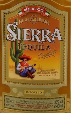 Sierra Tequila Reposado 38% 1,0l -Spirituosen Verkaufsladen 297632 Product c533