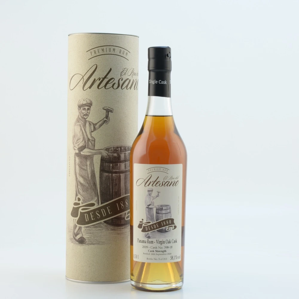 El Ron Del Artesano 2010 Virgin Oak Cask 57,8% 0,5l 4 El Ron Del Artesano 2010 Virgin Oak Cask 57,8% 0,5l – Bild 2