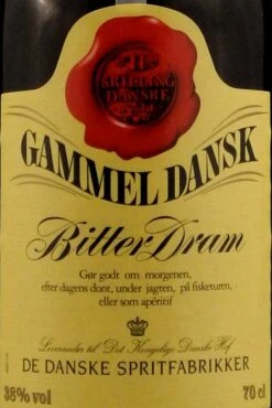 Gammel Dansk Bitter Dram 38% 0,7l -Spirituosen Verkaufsladen 309370 Product af9d