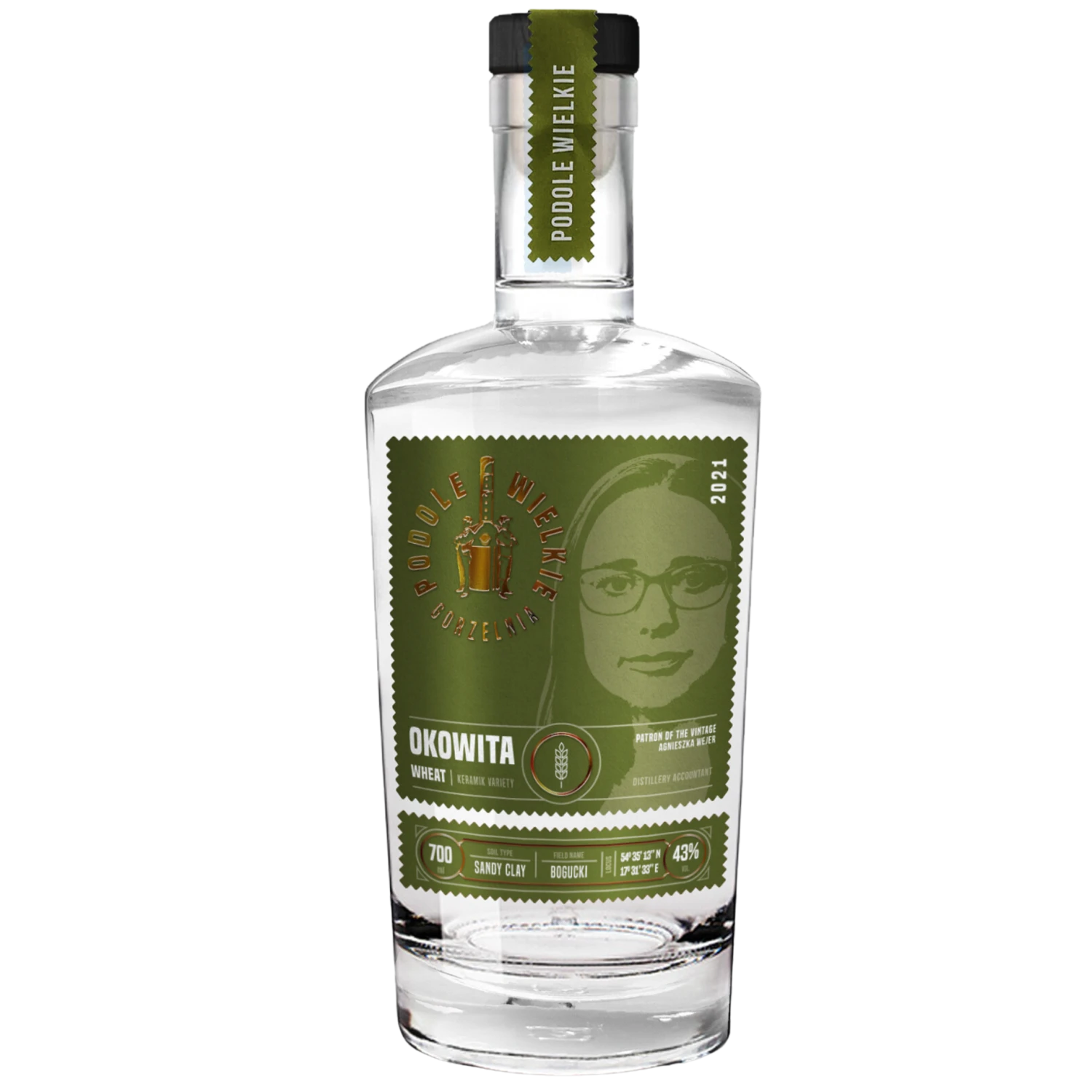 Podole Wielkie Okowita Wheat 2021 43% 0,7l 3 Podole Wielkie Okowita Wheat 2021 43% 0,7l