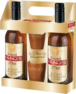 Doppelter Wikinger Met 2 Fl. Met á 11% 0,7l + 2 Met Tonbecher