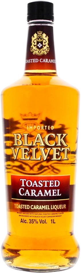 Black Velvet Toasted Caramel Whiskey-Likör 35% 1,0l 3 Black Velvet Toasted Caramel Whiskey-Likör 35% 1,0l