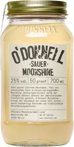 O'Donnell Original Moonshine "Sauer" 25% 0,7l
