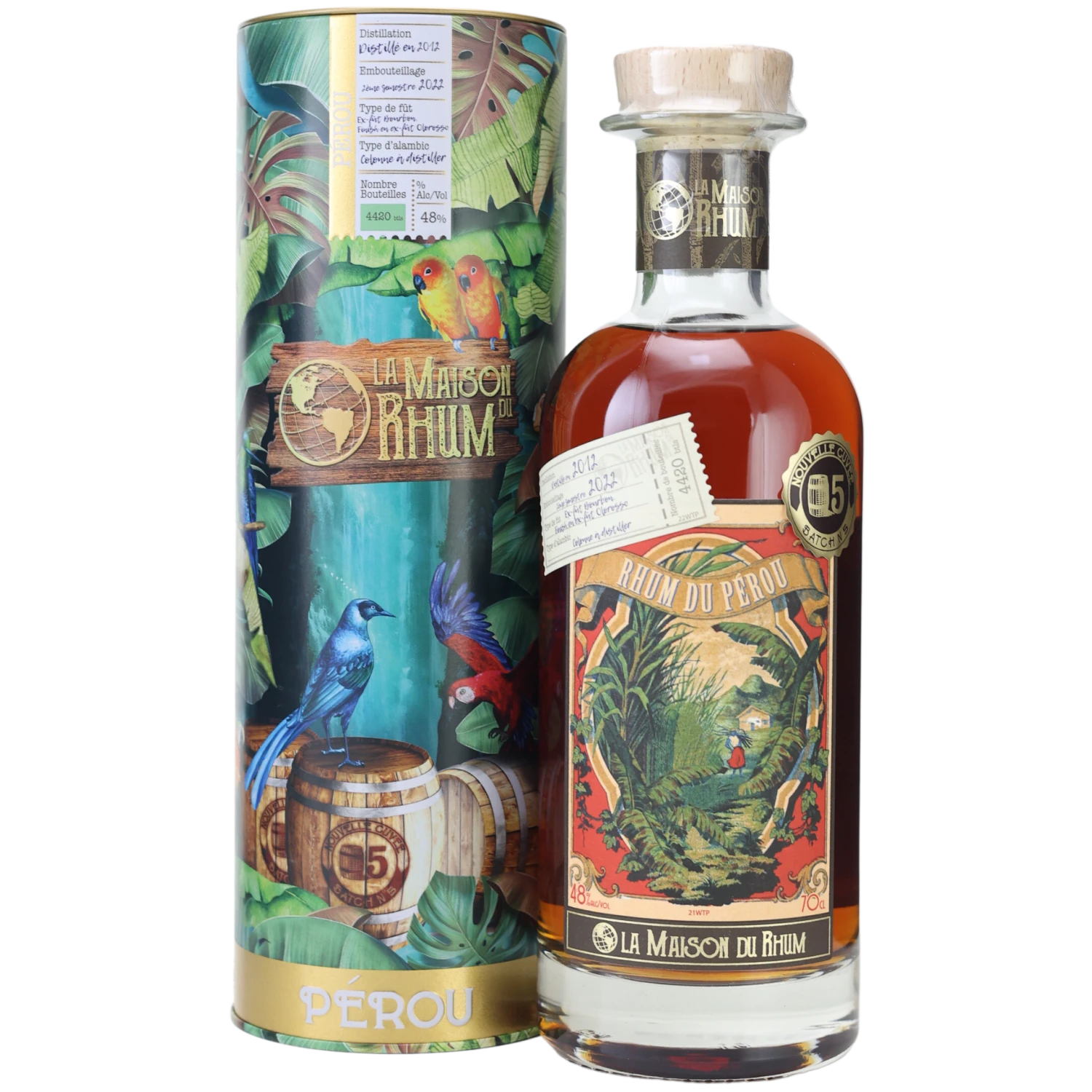 La Maison Du Rhum Peru 2012 Batch No. 5 48% 0,7l 3 La Maison Du Rhum Peru 2012 Batch No. 5 48% 0,7l