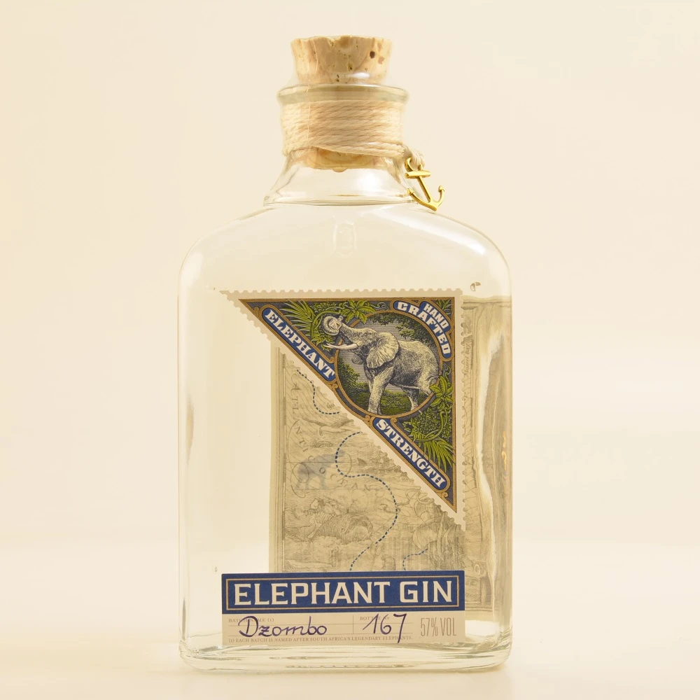 Elephant Strength Gin 57% 0,5l 4 Elephant Strength Gin 57% 0,5l – Bild 2