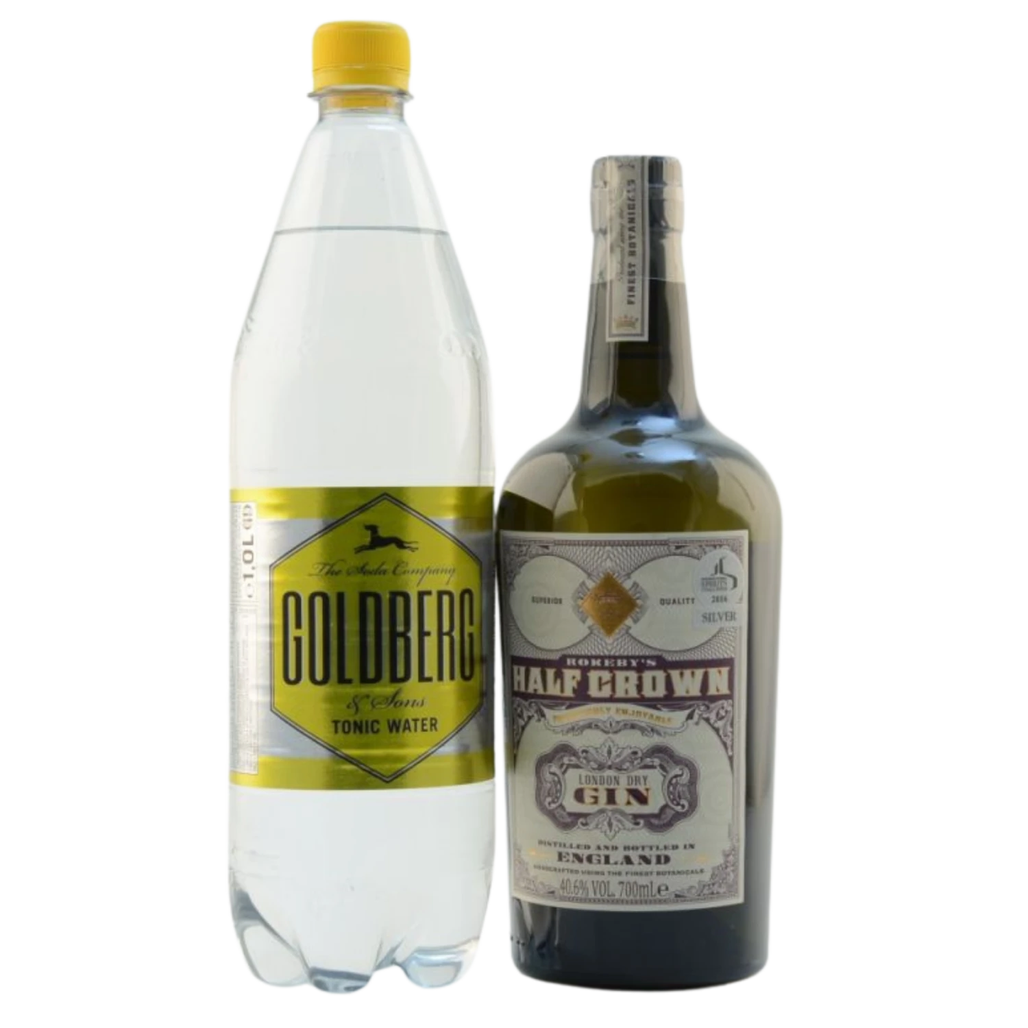 Rokeby's Half Crown London Dry Gin & Goldberg Tonic Set 3 Rokeby's Half Crown London Dry Gin & Goldberg Tonic Set