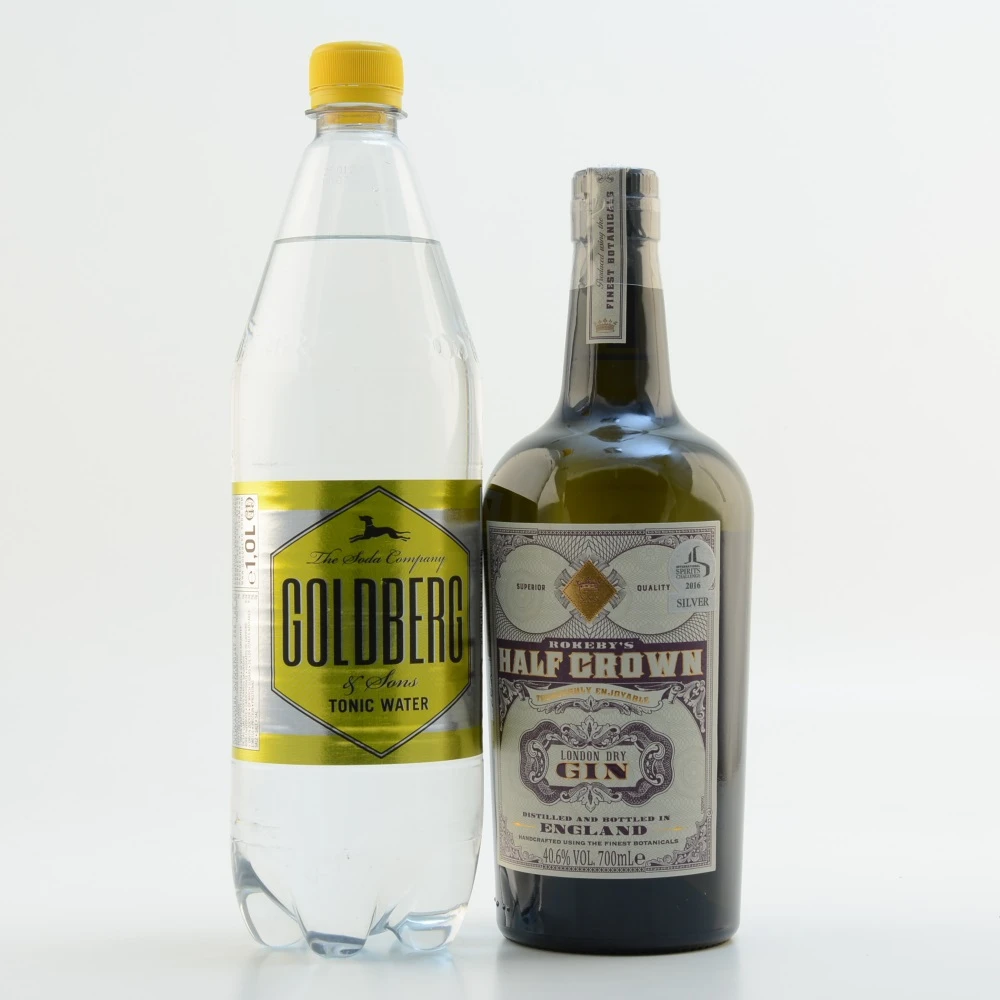 Rokeby's Half Crown London Dry Gin & Goldberg Tonic Set 4 Rokeby's Half Crown London Dry Gin & Goldberg Tonic Set – Bild 2