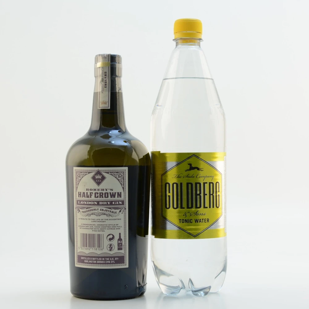 Rokeby's Half Crown London Dry Gin & Goldberg Tonic Set 7 Rokeby's Half Crown London Dry Gin & Goldberg Tonic Set – Bild 5
