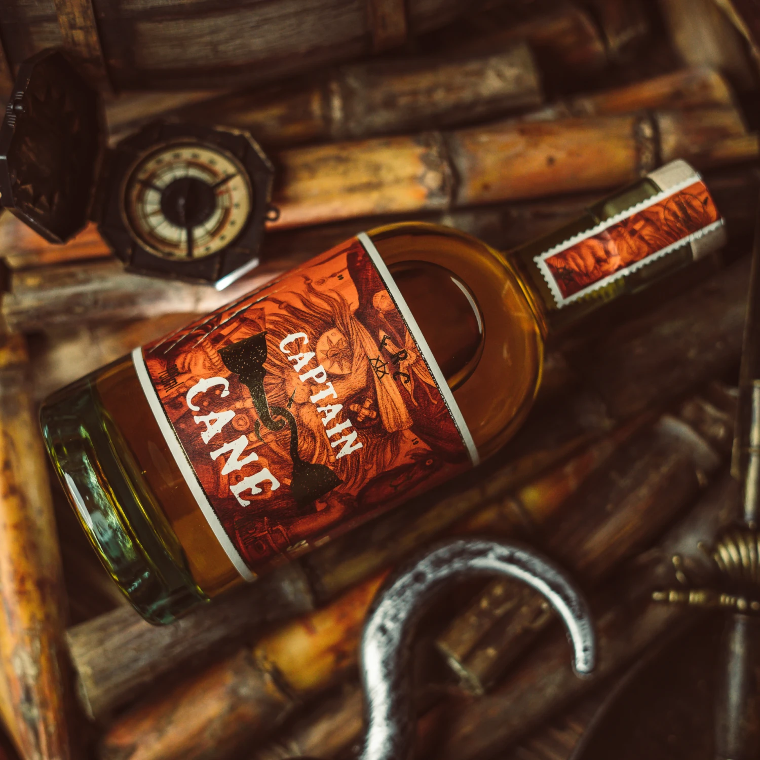 Captain Cane (Rum-Basis) 40% 0,7l Mit Tube 7 Captain Cane (Rum-Basis) 40% 0,7l Mit Tube – Bild 5