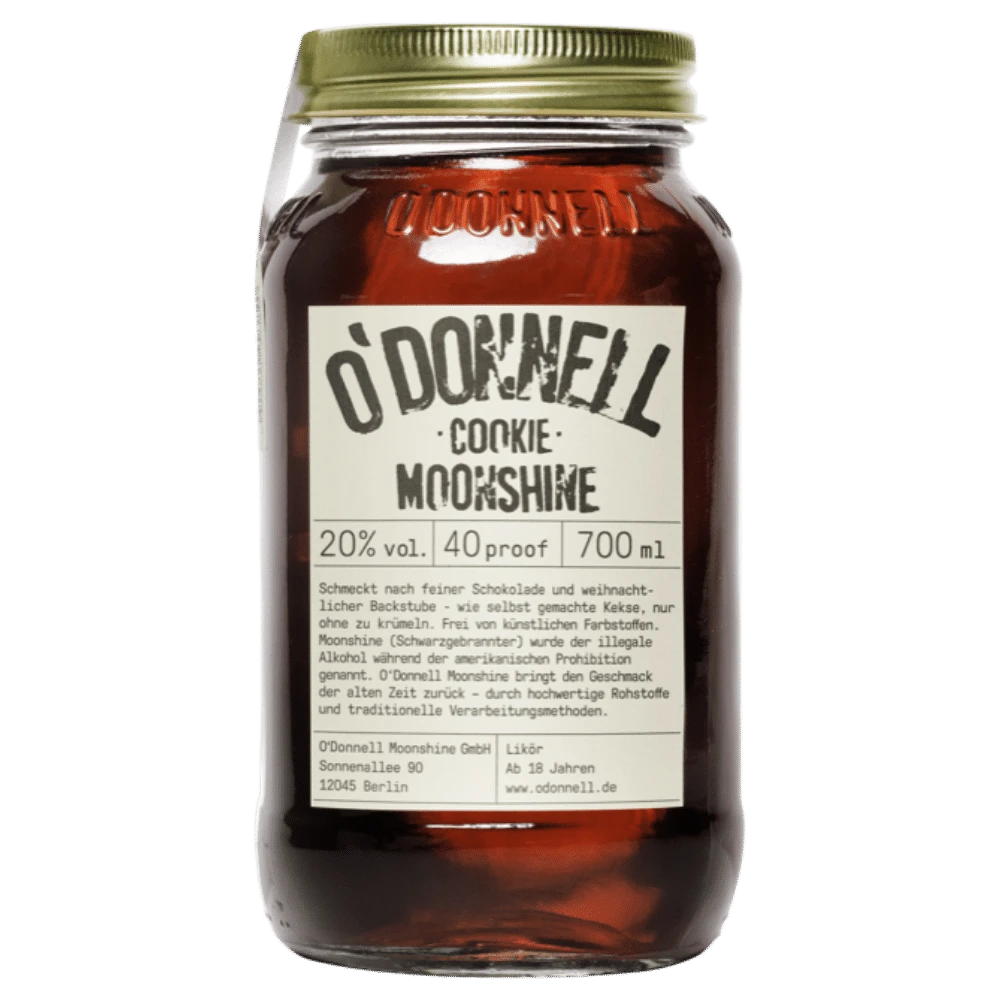 O'Donnell Original Moonshine "Cookie" 20% 0,7l 3 O'Donnell Original Moonshine "Cookie" 20% 0,7l
