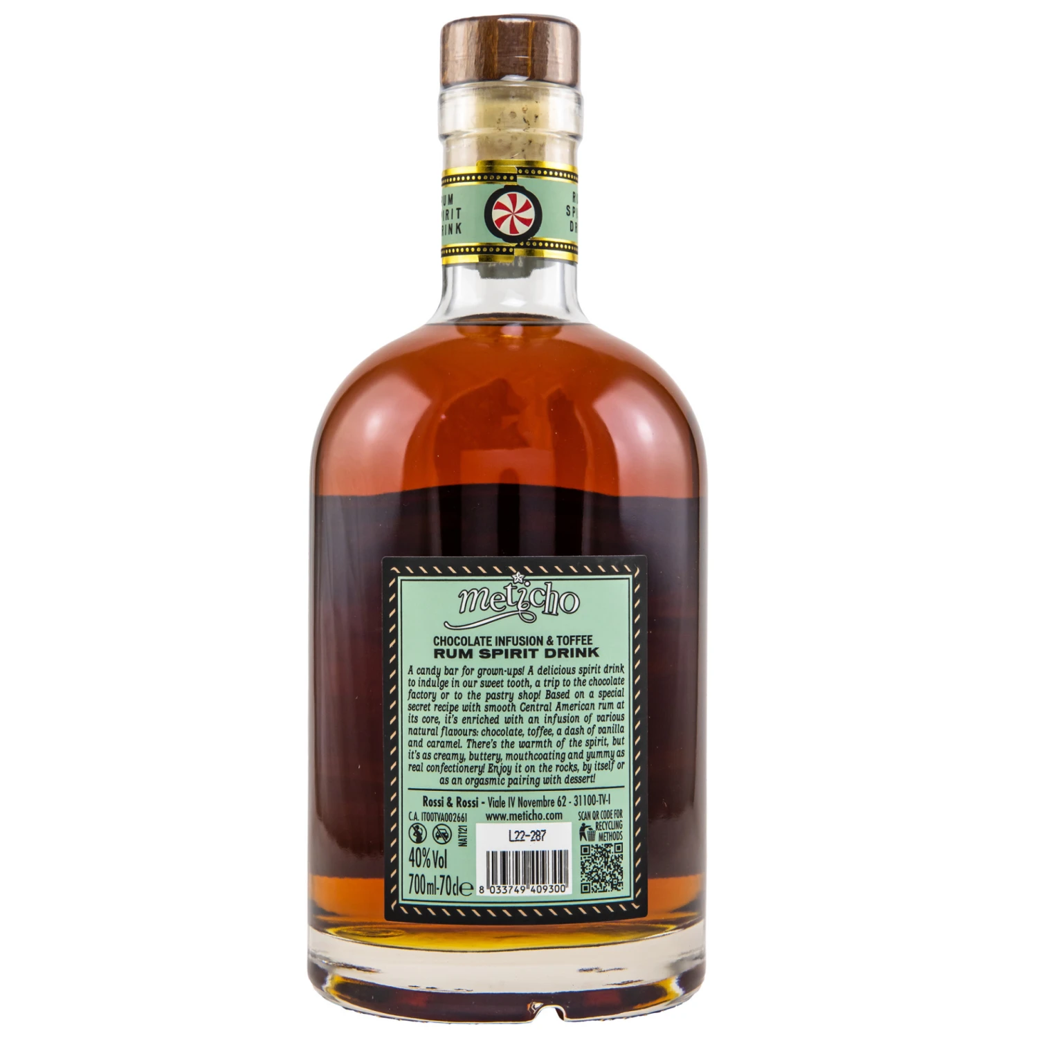 Rum Nation Meticho Chocolate & Toffee (Rum-Basis) 40% 0,7l 4 Rum Nation Meticho Chocolate & Toffee (Rum-Basis) 40% 0,7l – Bild 2