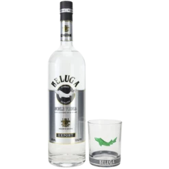 Beluga Noble Vodka 40% 1,0l + High Ball Glas