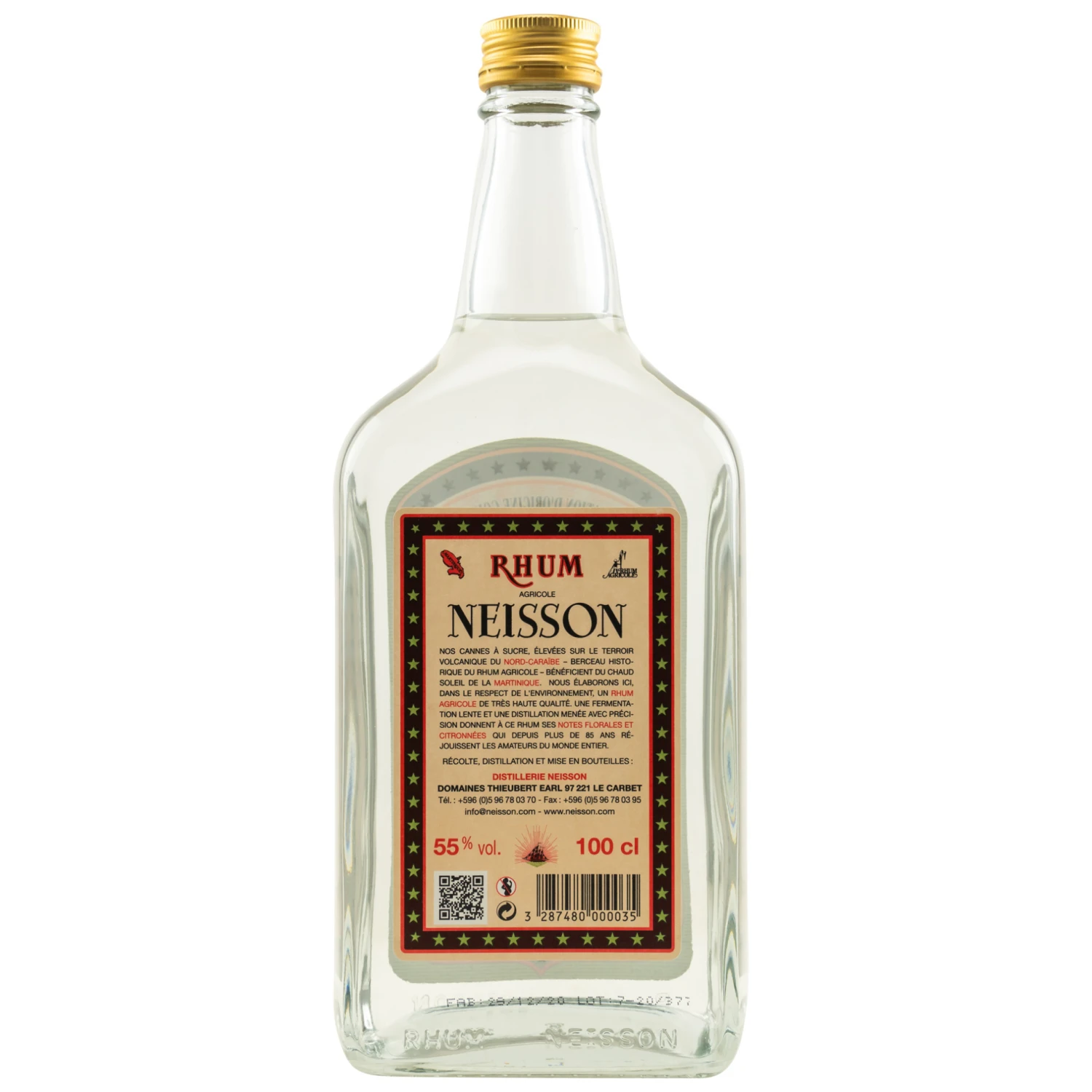 Neisson Rhum Blanc Martinique 55% 1,0l 4 Neisson Rhum Blanc Martinique 55% 1,0l – Bild 2
