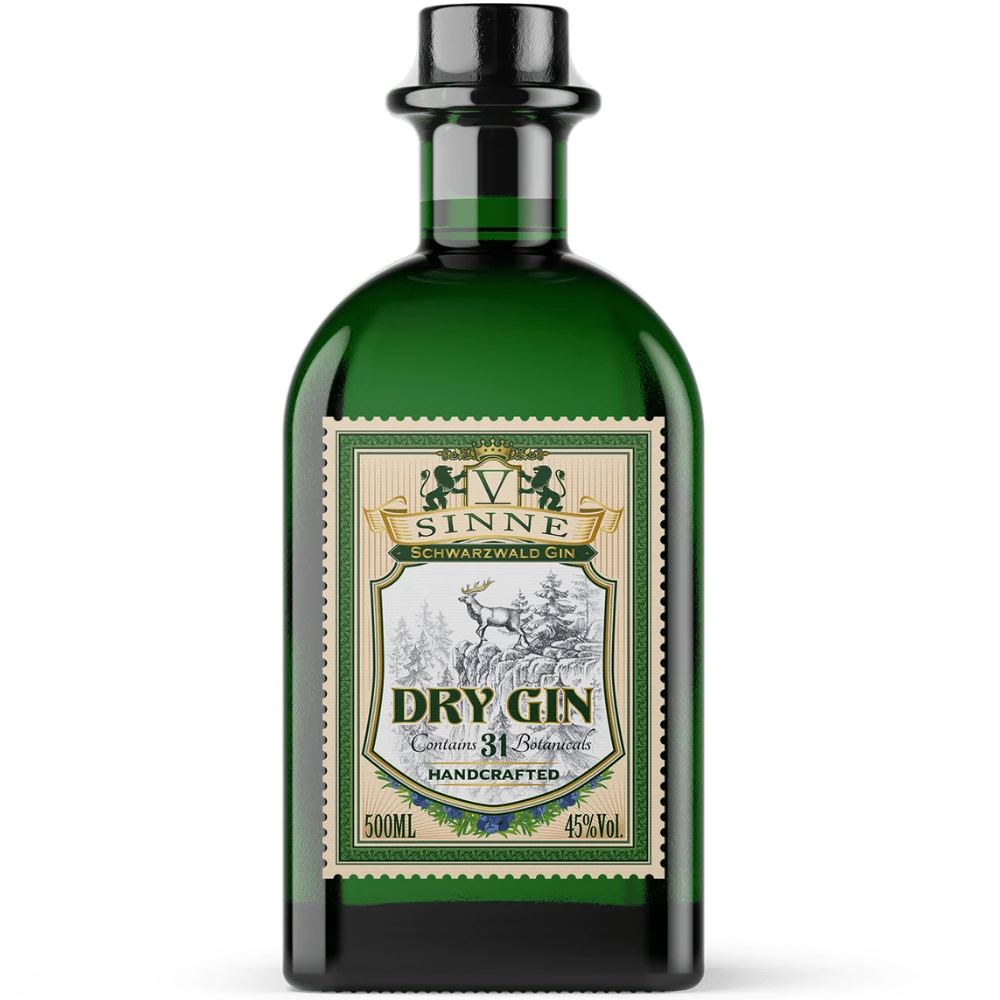 V-Sinne Schwarzwald Dry Gin 45% 0,5l 3 V-Sinne Schwarzwald Dry Gin 45% 0,5l