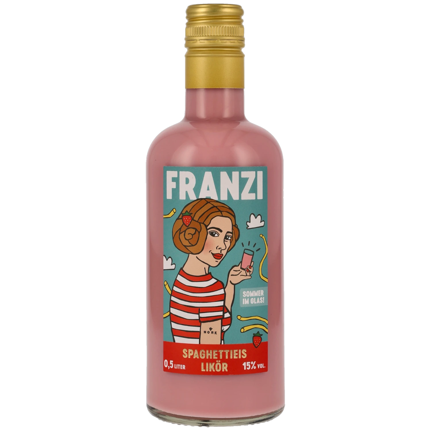 Franzi Spaghetti-Eis Likör 15% 0,5l 3 Franzi Spaghetti-Eis Likör 15% 0,5l