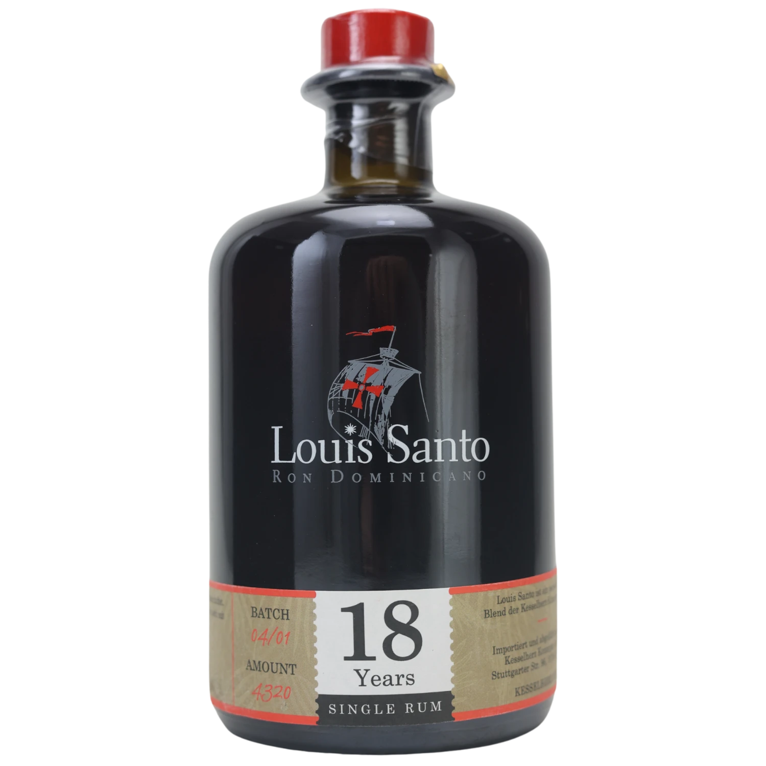 Louis Santo Ron Dominicano 18 Jahre Rum 44% 0,5l 3 Louis Santo Ron Dominicano 18 Jahre Rum 44% 0,5l