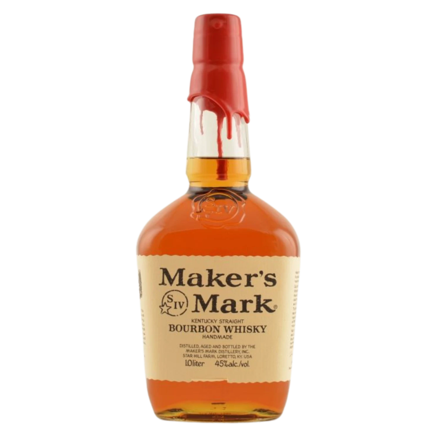 Makers Mark Red Seal Bourbon Whisky 45% 1,0l 3 Makers Mark Red Seal Bourbon Whisky 45% 1,0l