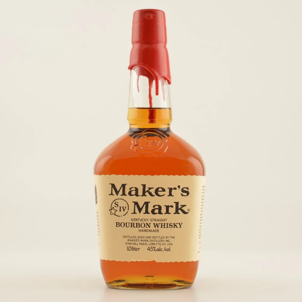 Makers Mark Red Seal Bourbon Whisky 45% 1,0l 4 Makers Mark Red Seal Bourbon Whisky 45% 1,0l – Bild 2