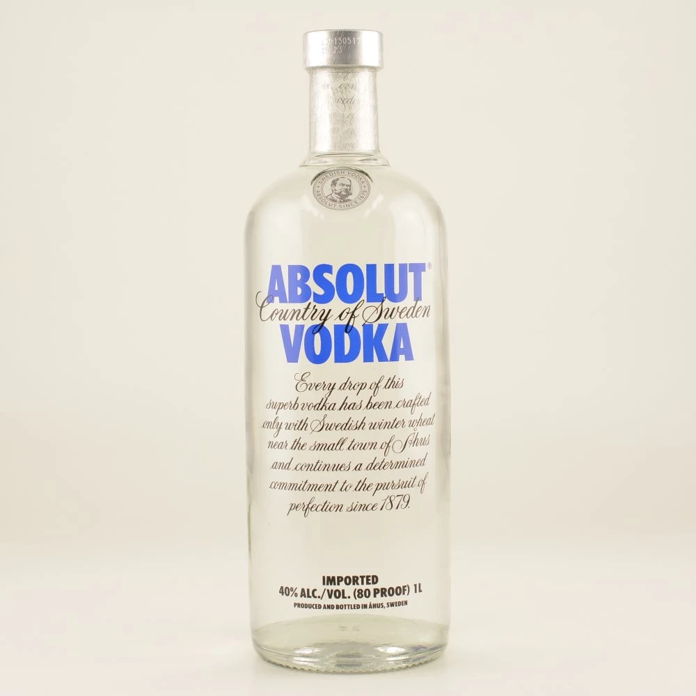 Absolut Vodka Blue 40% 1,0l 4 Absolut Vodka Blue 40% 1,0l – Bild 2