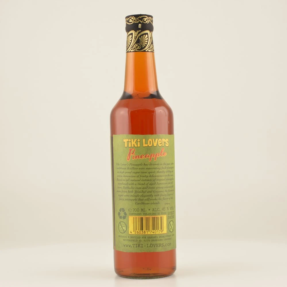 Tiki Lovers Pineapple Rum 45% 0,7l 6 Tiki Lovers Pineapple Rum 45% 0,7l – Bild 4