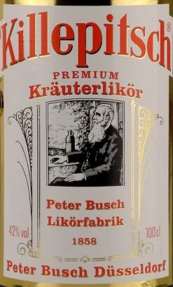 Killepitsch Kräuterlikör 42% 1,0l -Spirituosen Verkaufsladen unbekannt 4212