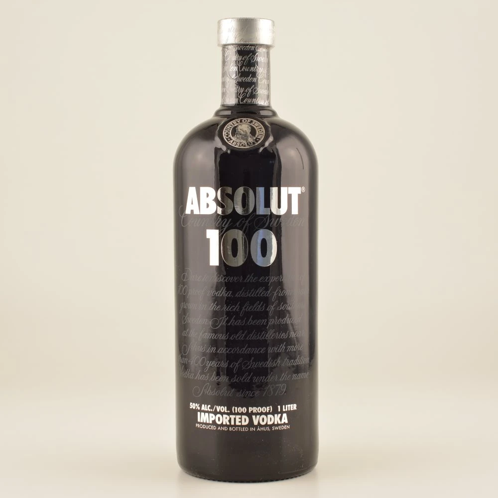 Absolut Vodka 100 Black 50% 1,0l 4 Absolut Vodka 100 Black 50% 1,0l – Bild 2