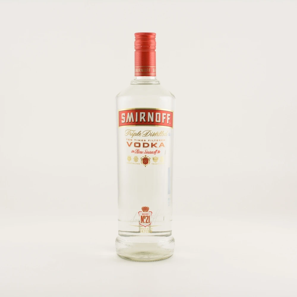 Smirnoff Red Label Vodka 37,5% 1,0l 4 Smirnoff Red Label Vodka 37,5% 1,0l – Bild 2