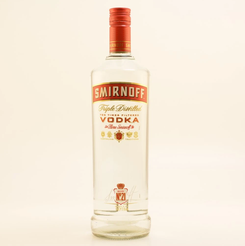 Smirnoff Red Label Vodka 37,5% 1,0l 6 Smirnoff Red Label Vodka 37,5% 1,0l – Bild 4