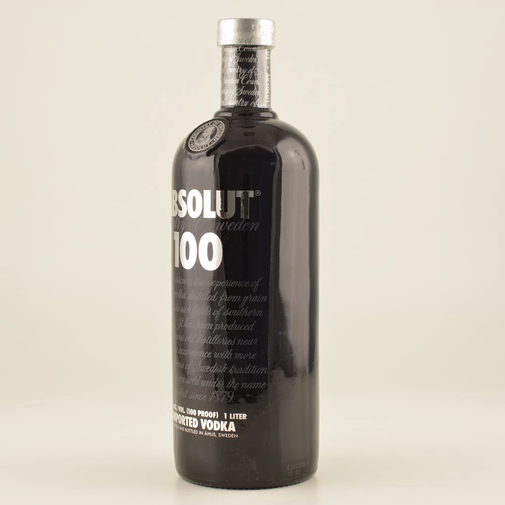 Absolut Vodka 100 Black 50% 1,0l 5 Absolut Vodka 100 Black 50% 1,0l – Bild 3