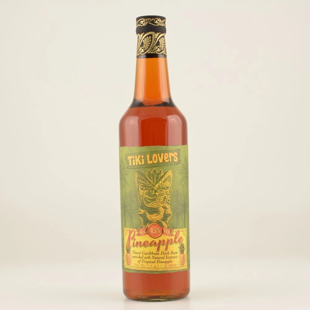 Tiki Lovers Pineapple Rum 45% 0,7l 4 Tiki Lovers Pineapple Rum 45% 0,7l – Bild 2