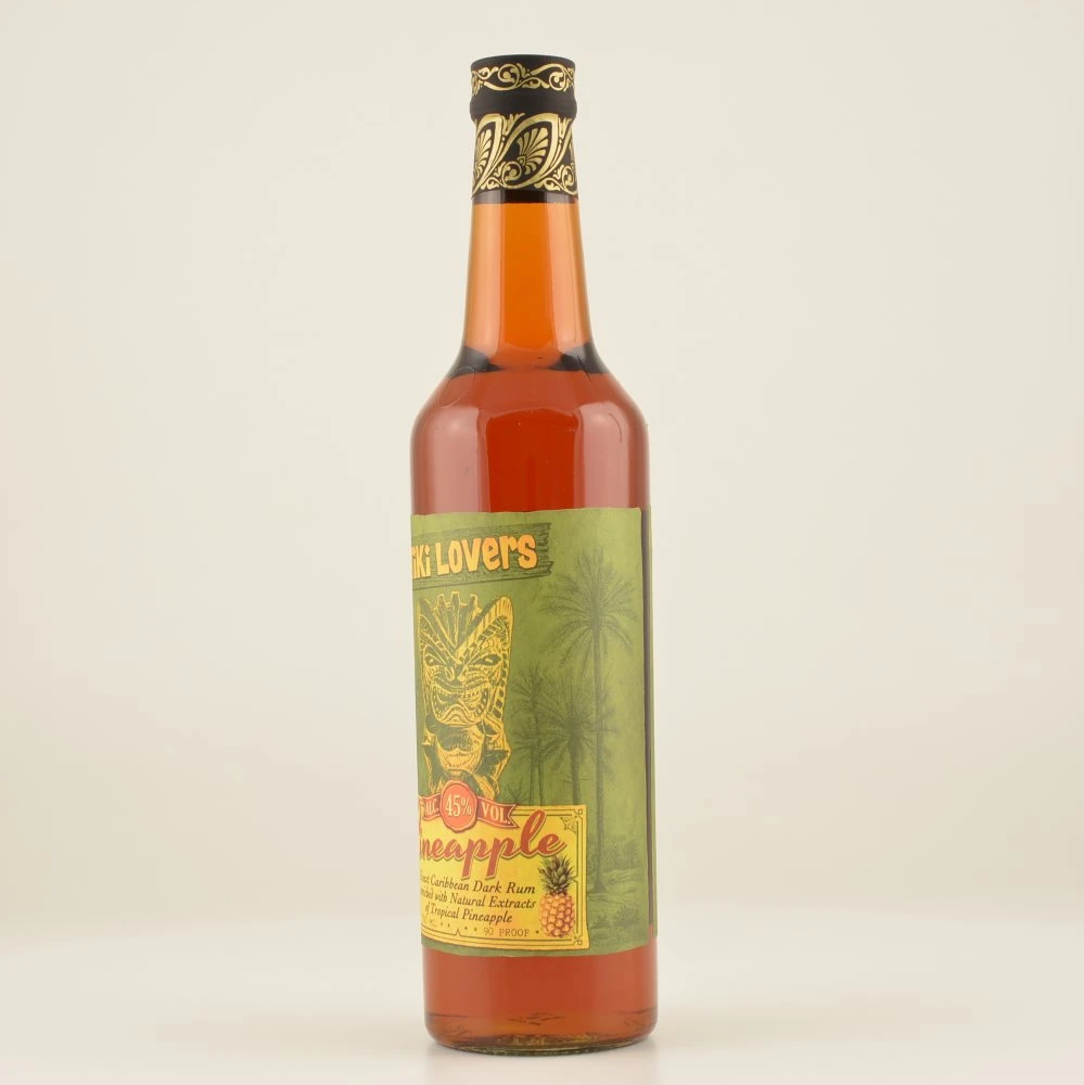 Tiki Lovers Pineapple Rum 45% 0,7l 5 Tiki Lovers Pineapple Rum 45% 0,7l – Bild 3