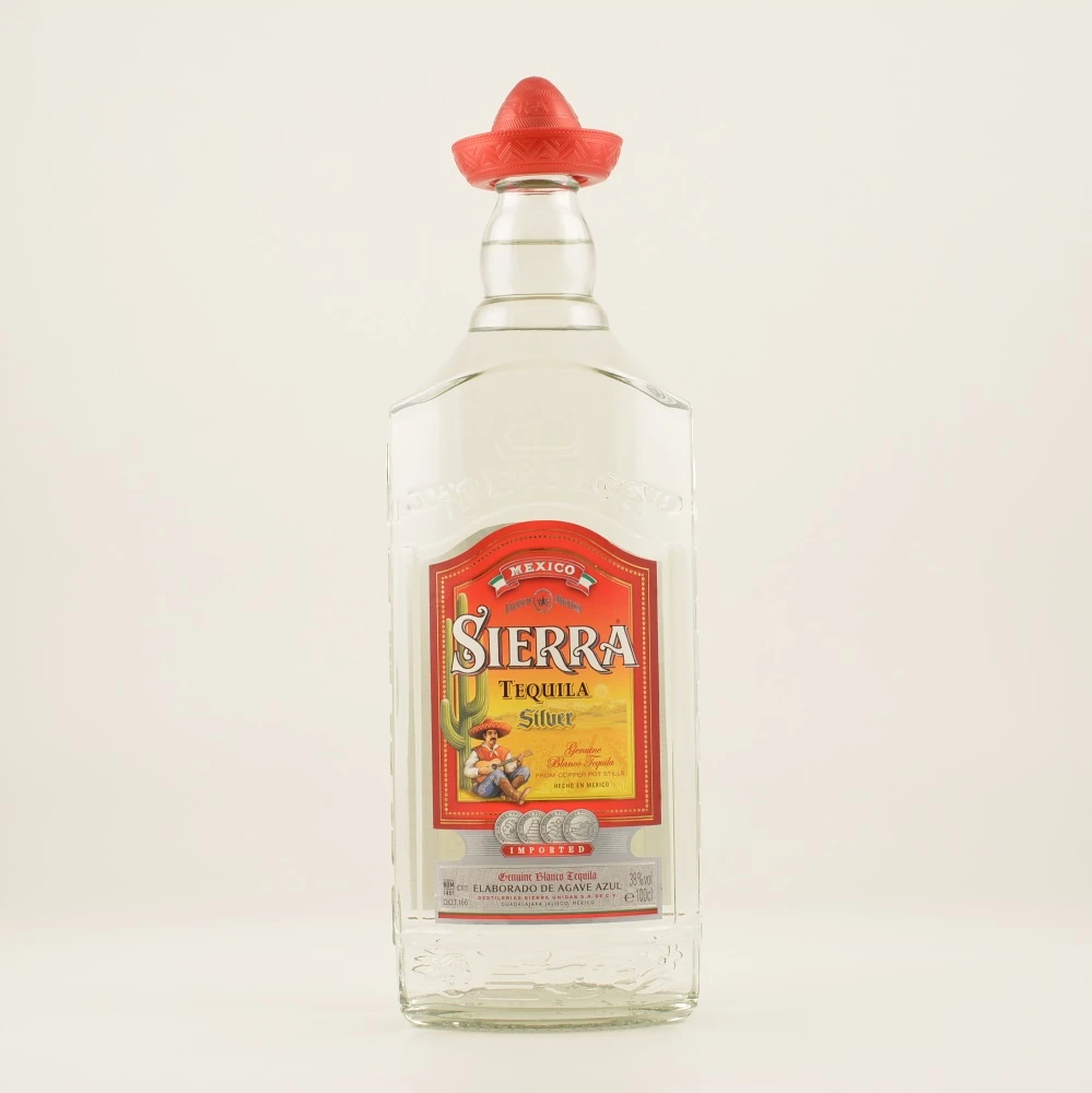 Sierra Tequila Silver 38% 1,0l 4 Sierra Tequila Silver 38% 1,0l – Bild 2